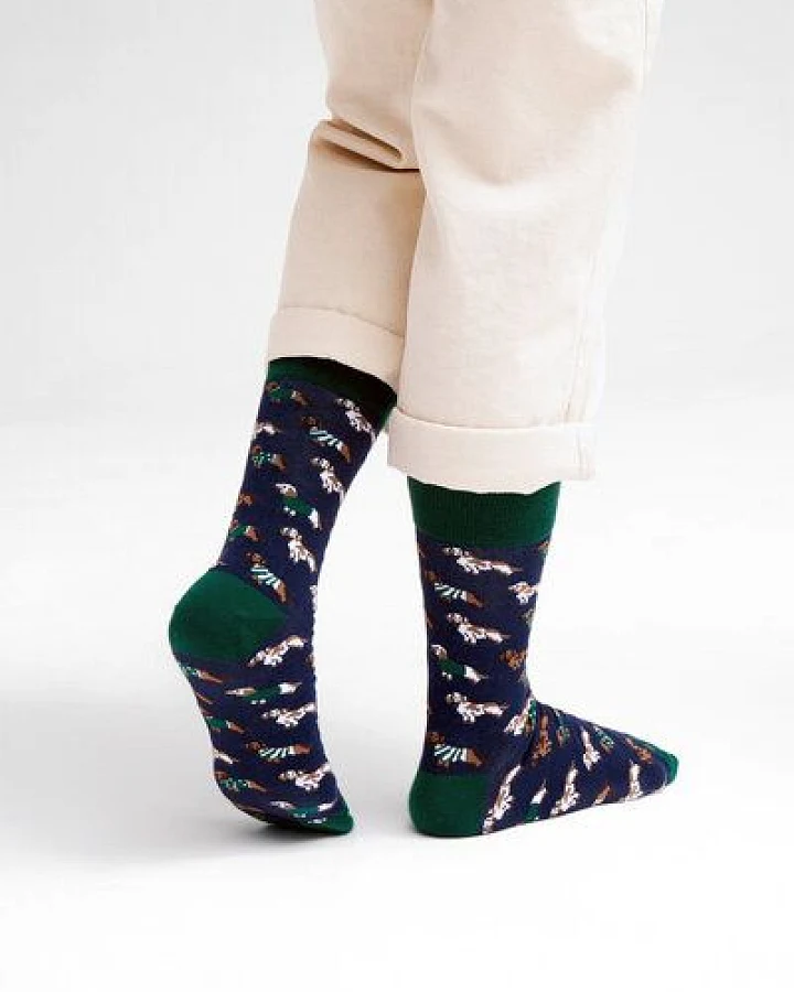 Natural Vibes Hunde Socken Bio GOTS |Bunte Socken |Herren Damen Socken |