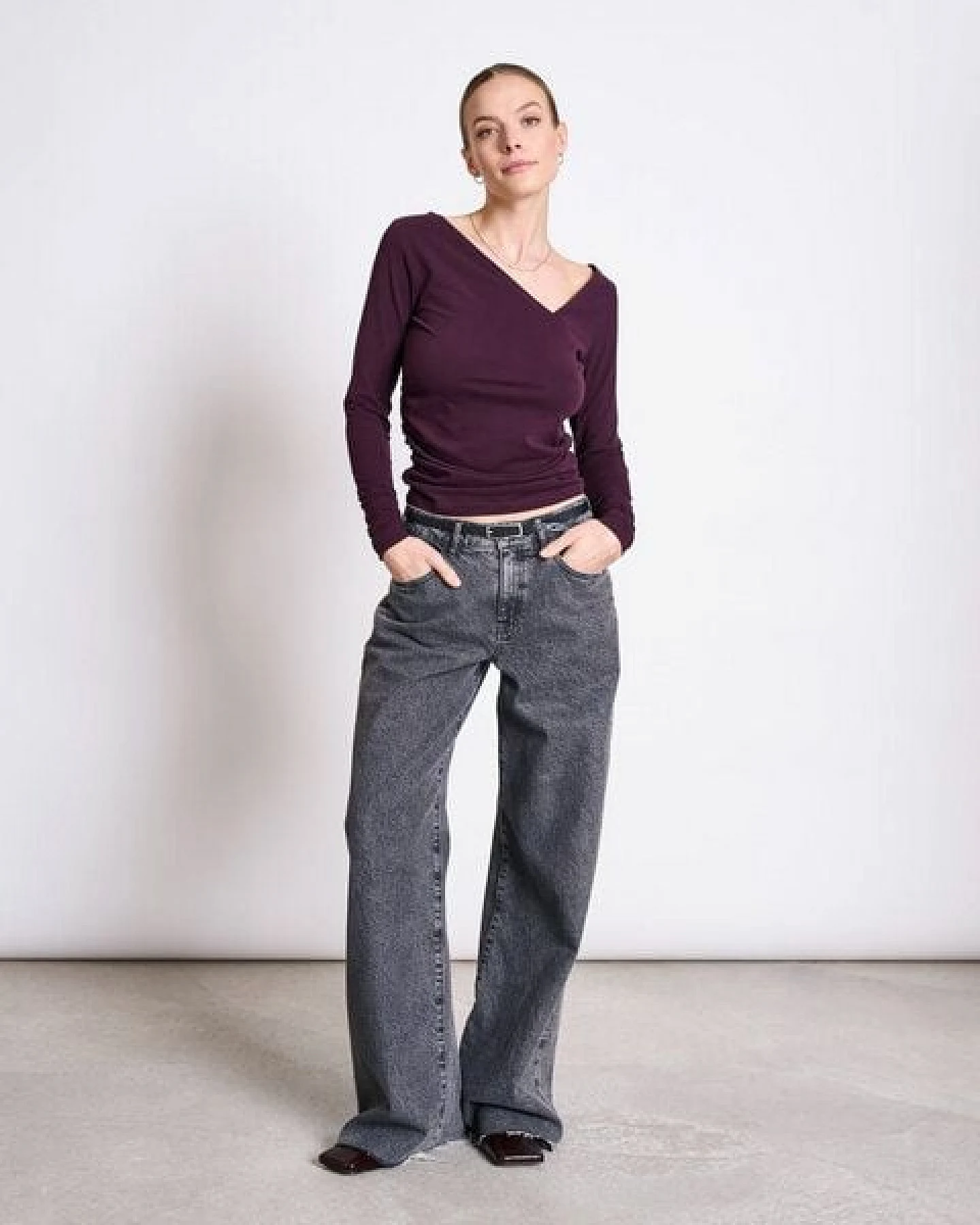 JAN N JUNE Asymmetrisches Longsleeve CASMA – Ansicht 3