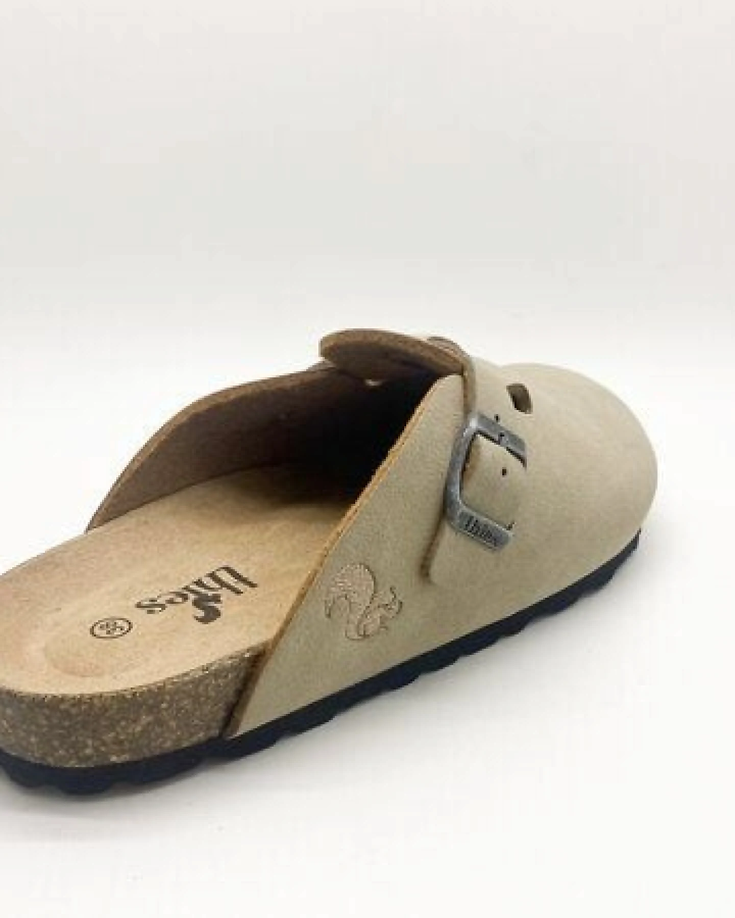 Vegane thies ® Eco Bio Clogs aus rec. PET mit Kork-Tieffussbett – Ansicht 3
