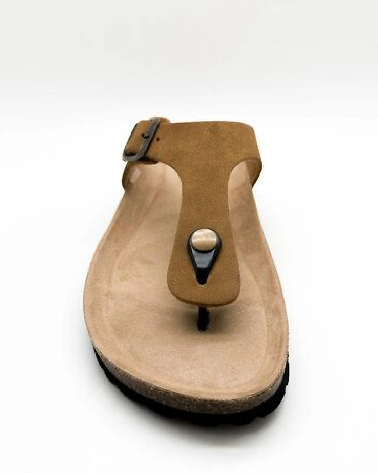 Vegane thies ® Eco Bio Thong Sandale aus rec. PET mit Kork-Tieffussbett – Ansicht 4