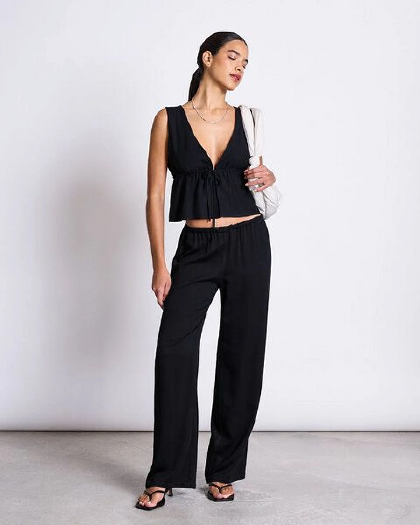 JAN N JUNE TIE TOP VESTER – Ansicht 3