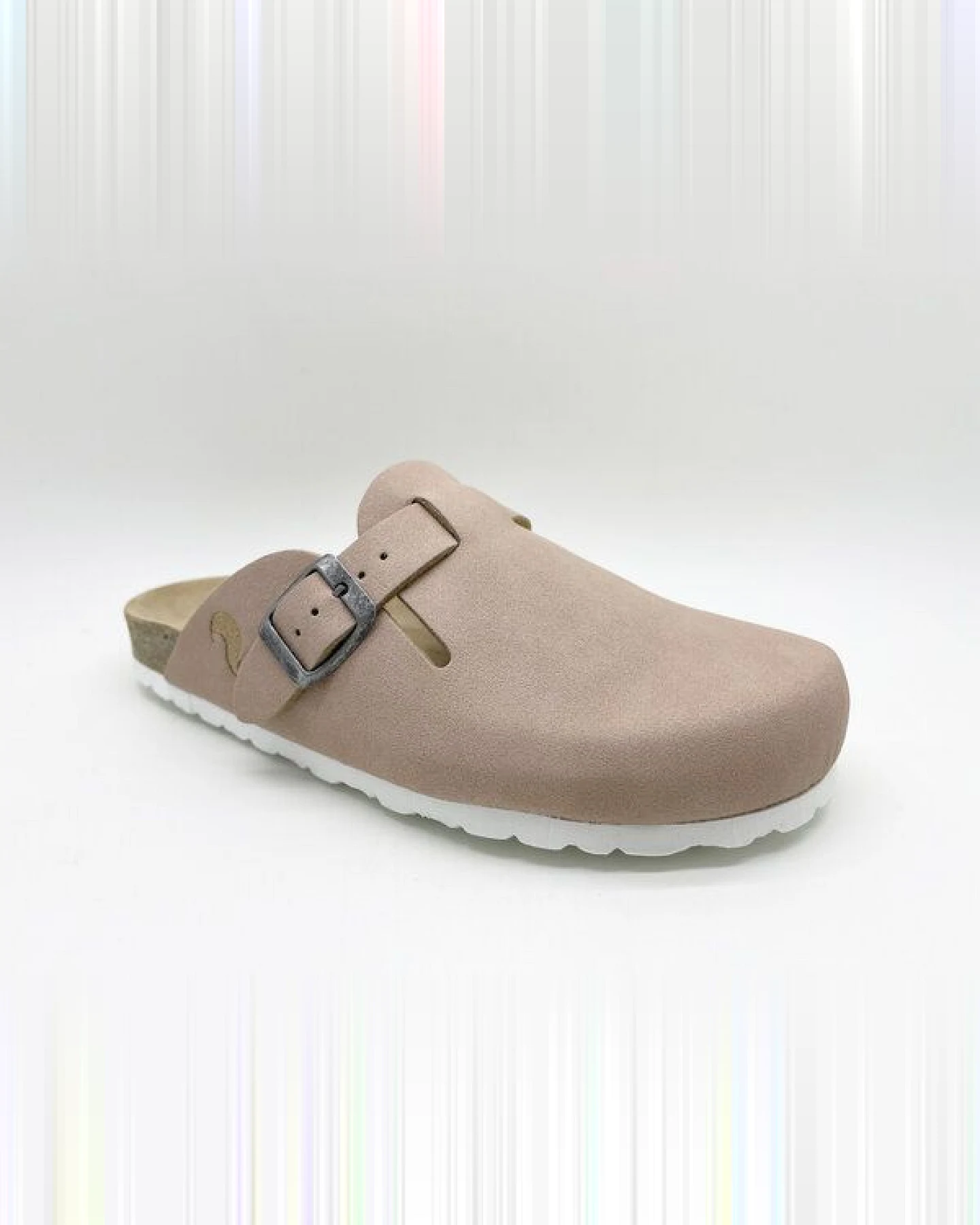 Vegane thies ® Eco Bio Clogs aus rec. PET mit Kork-Tieffussbett – Ansicht 2