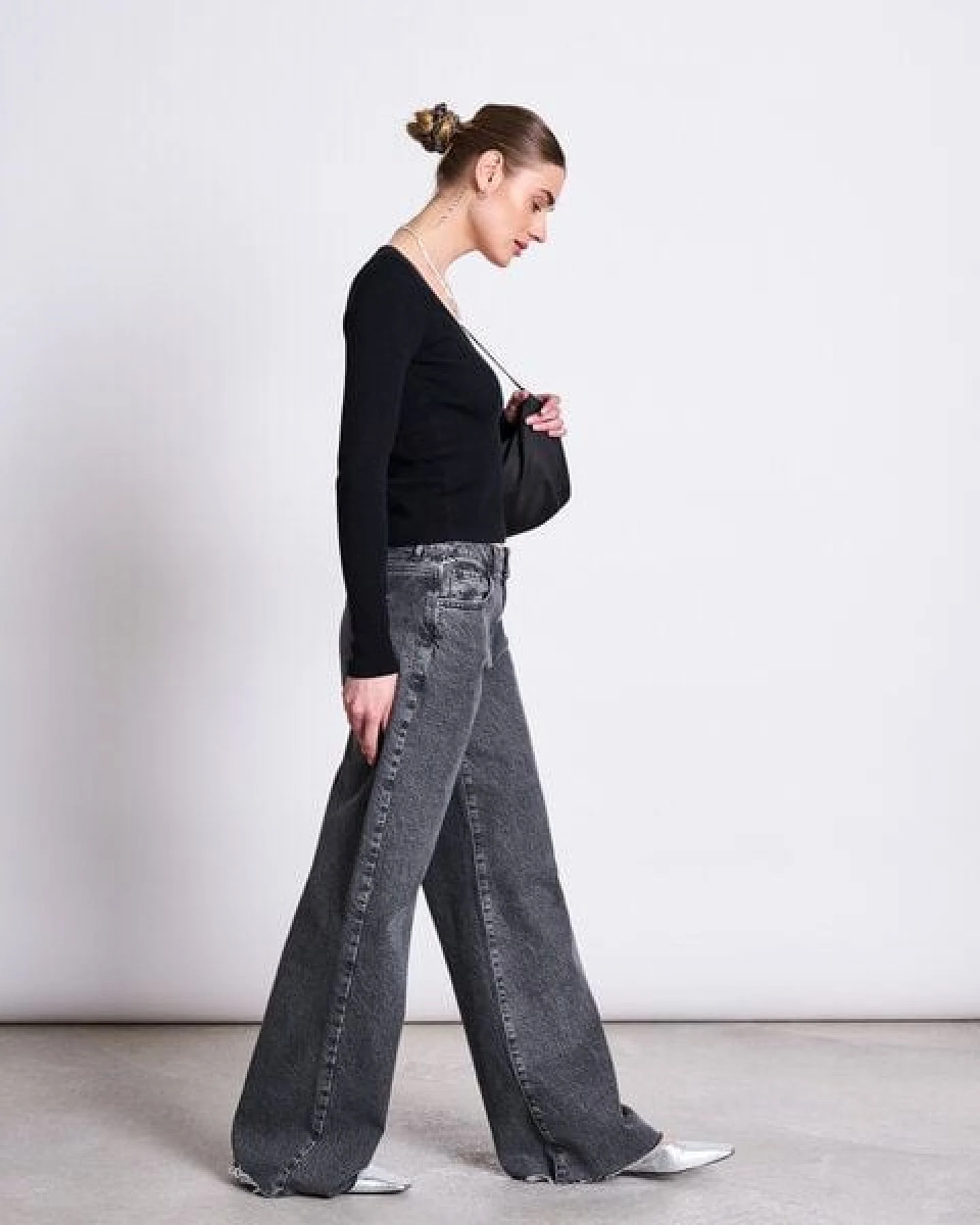 JAN N JUNE Strick Langarmshirt TIGE GOTS – Ansicht 3