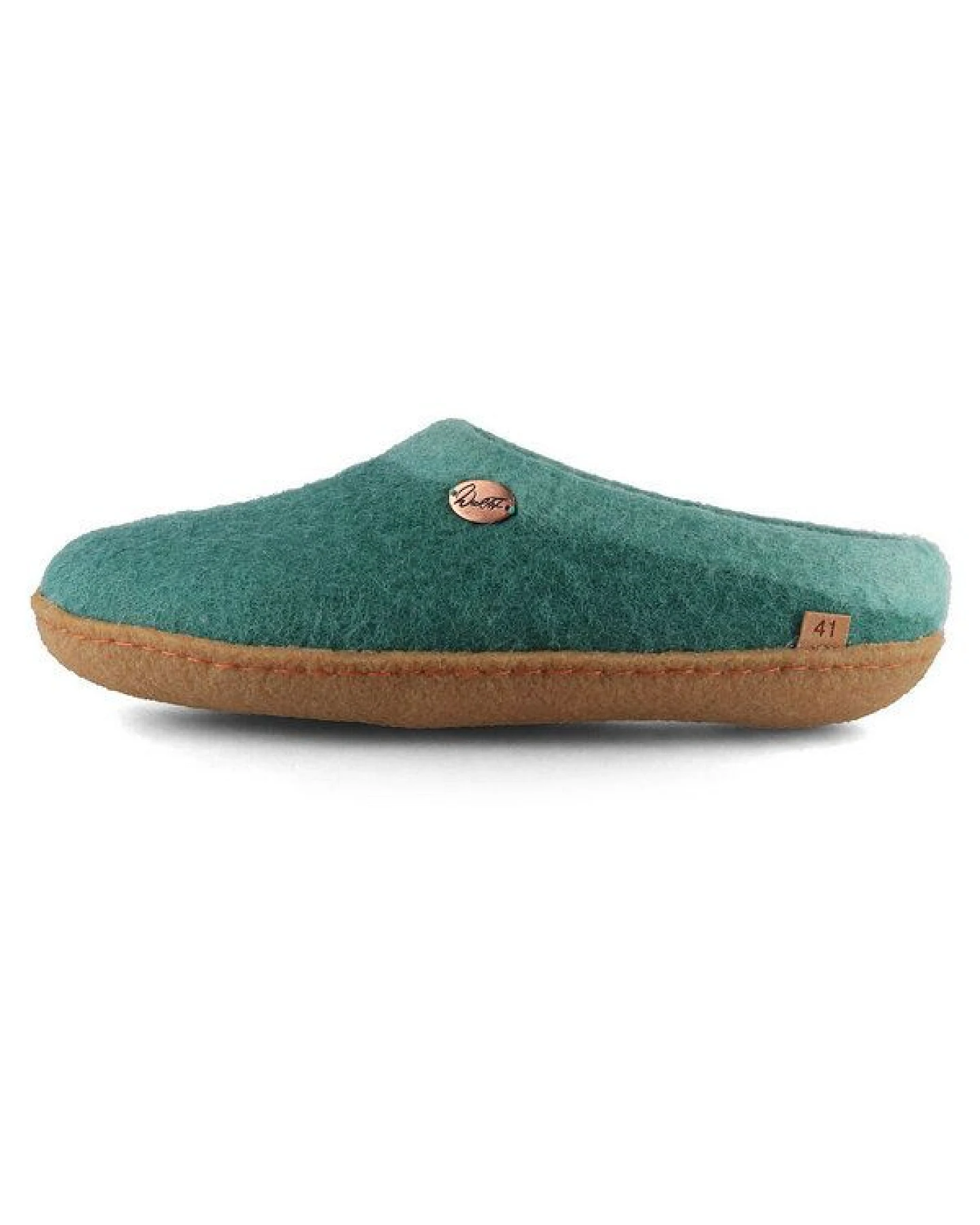 WoolFit Sherpa Barfuß-Hausschuhe unisex Filz-Pantoffeln mit Naturgummisohle, nachhaltig aus 100% Wolle – Ansicht 3