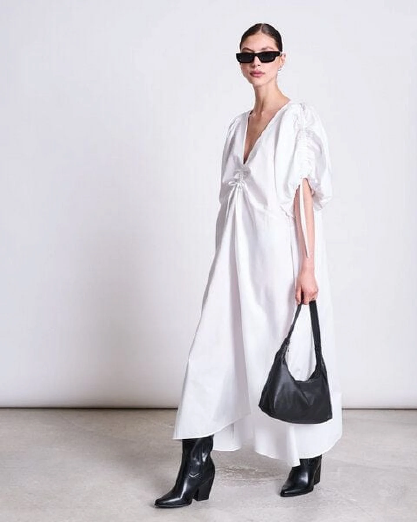 JAN N JUNE MAXI BAUMWOLL KLEID DANS – Ansicht 4