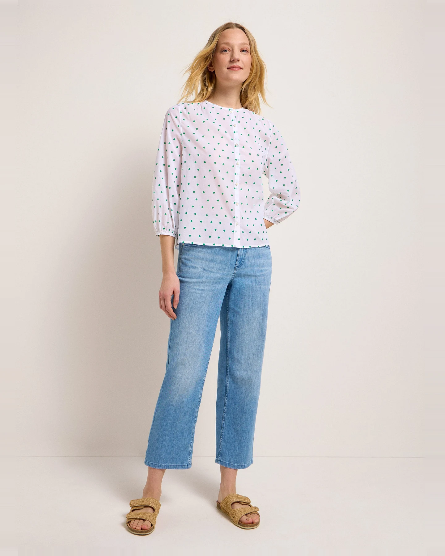Bluse Print Polka Dots – Ansicht 2