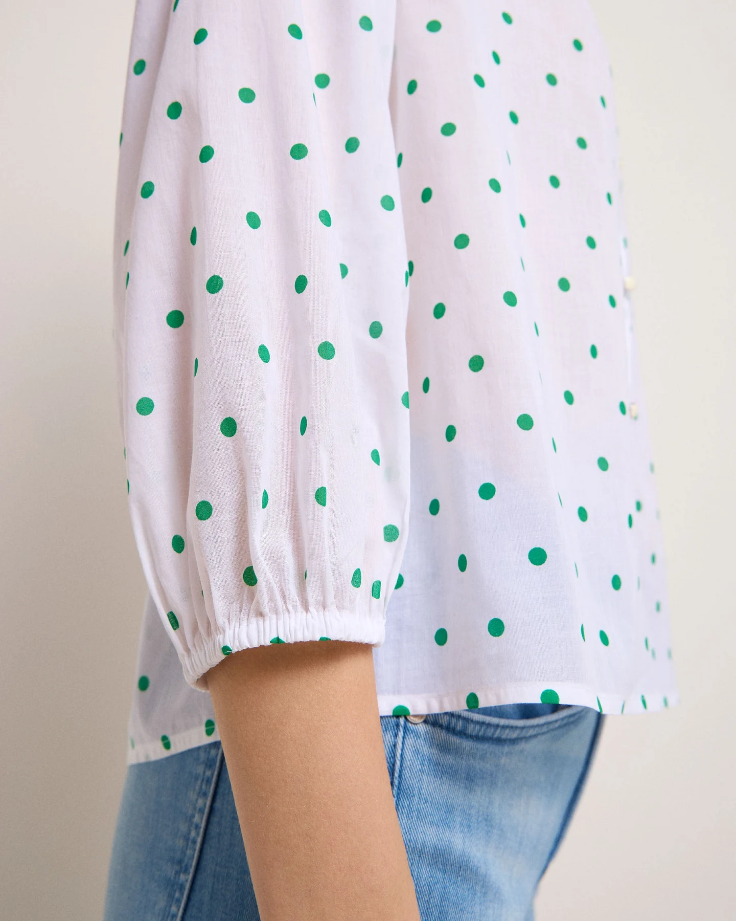 Bluse Print Polka Dots – Ansicht 4