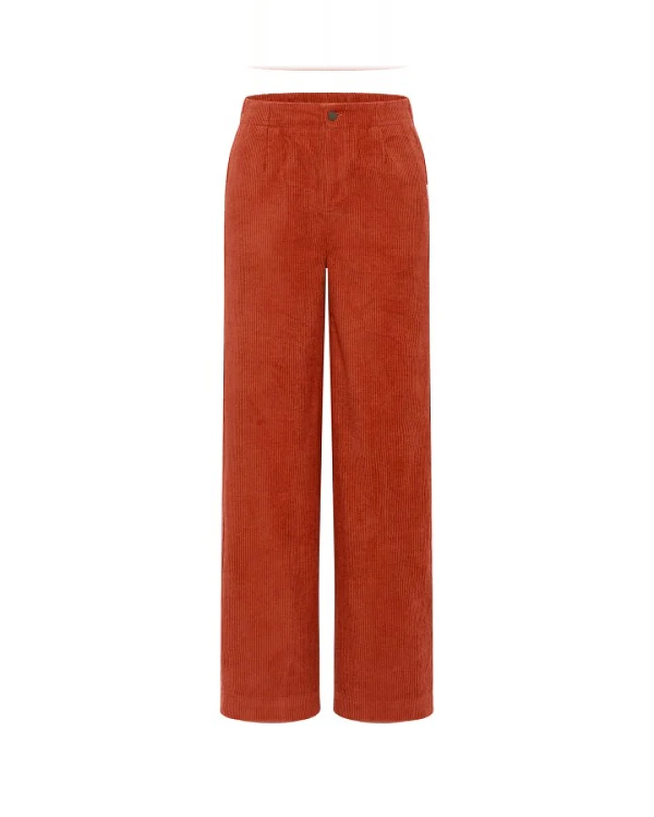 Tranquillo - Women's Cordhose aus Biobaumwolle Straight Leg - Freizeithose Gr 36 rot
