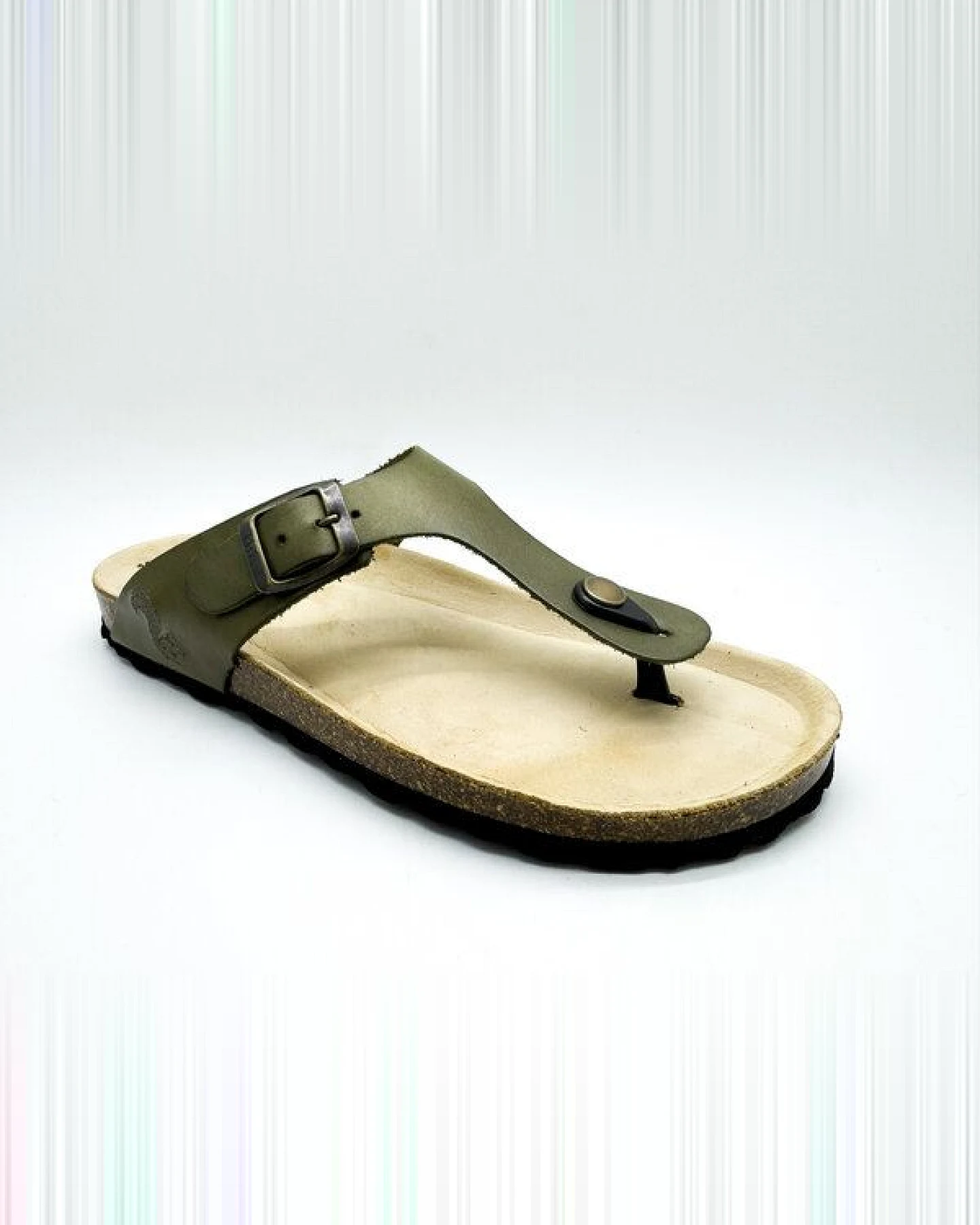thies ® Eco Thong Sandalen aus vegetabil gegerbtem Leder – Ansicht 2