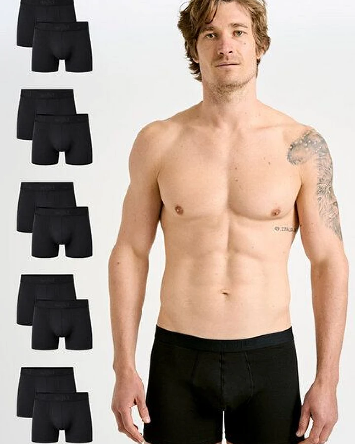 wijld Boxershorts aus Holz (10er-Pack) - "MANNY" black