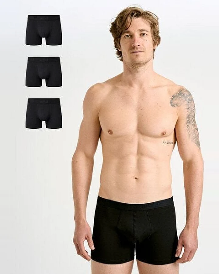 HERREN BOXERSHORTS AUS HOLZ (3er-Pack) wijld - MANNY BLACK