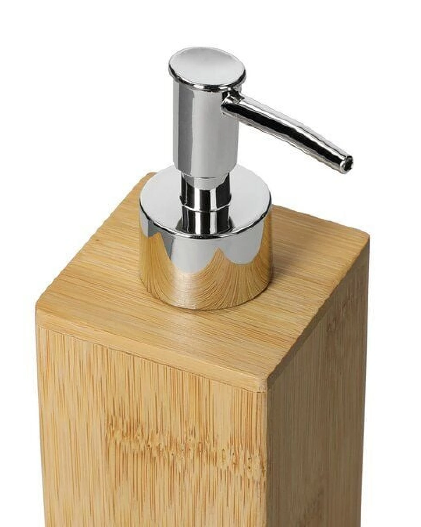 elasto Seifenspender Bambus quadratisch aus Holz – Ansicht 2