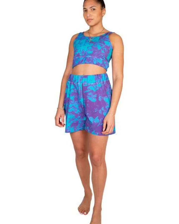 ÆVRIL Unisex Kurze Shorts // Avril Print // Bio-Baumwolle