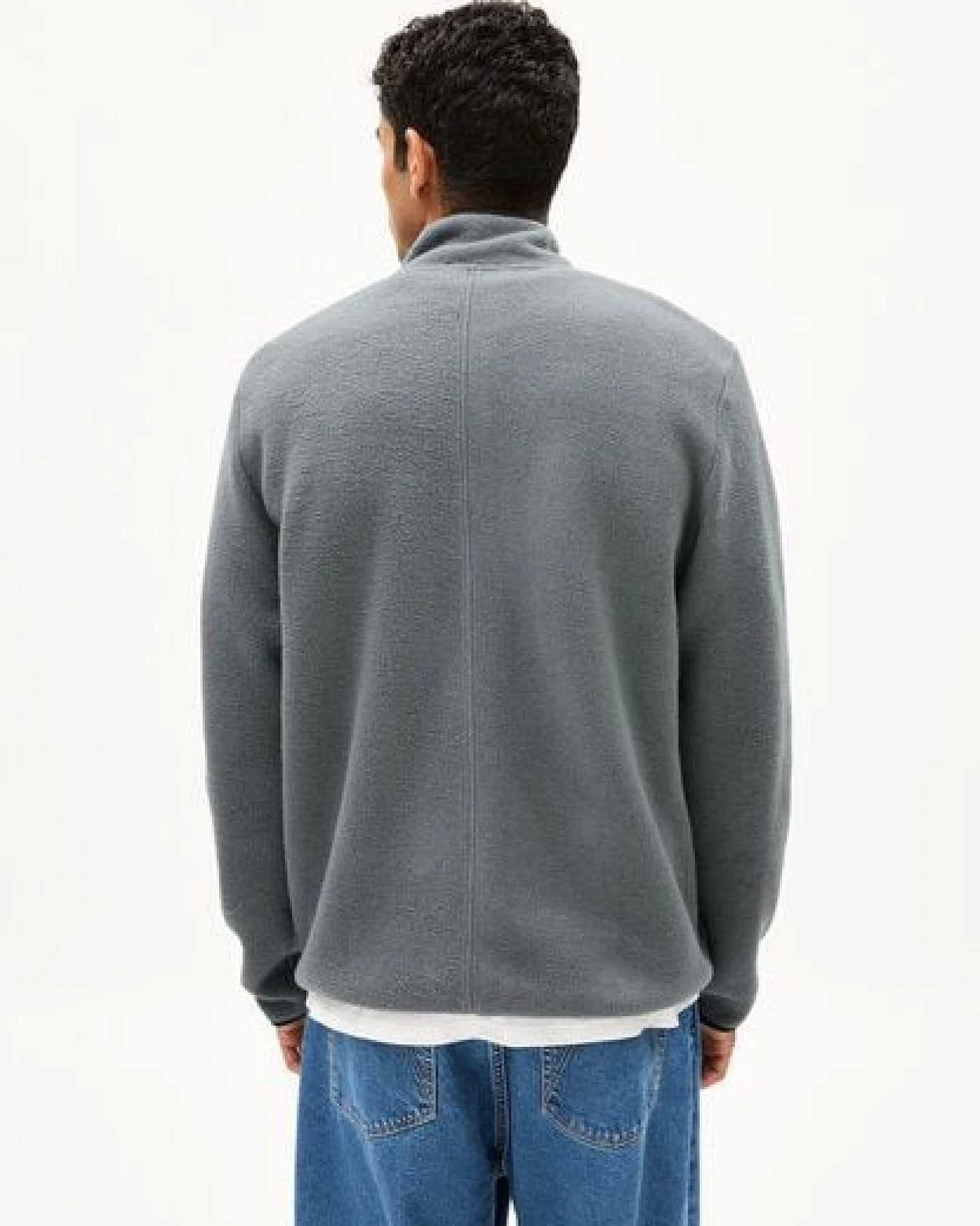 ARMEDANGELS AABLEO FLEECE Herren Fleecejacke aus Bio-Baumwolle – Ansicht 2