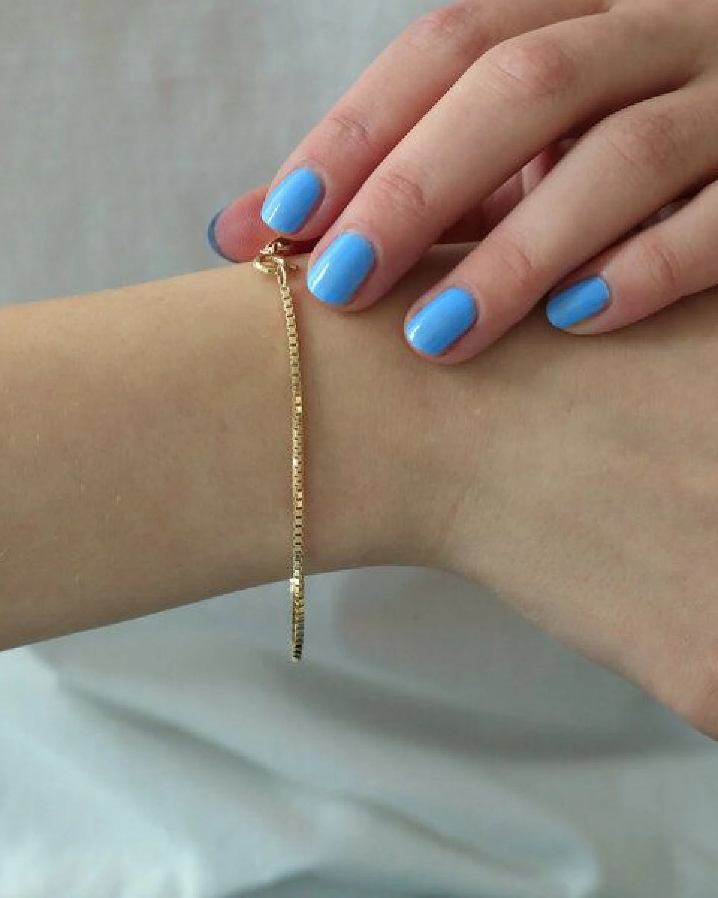 BELLYBIRD Jewellery Armband - Venezianer, zarte Kettenglieder/ Silber/ Silber vergoldet – Ansicht 3