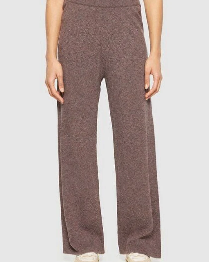 KnowledgeCotton Apparel Posey Wide Knitted Pants