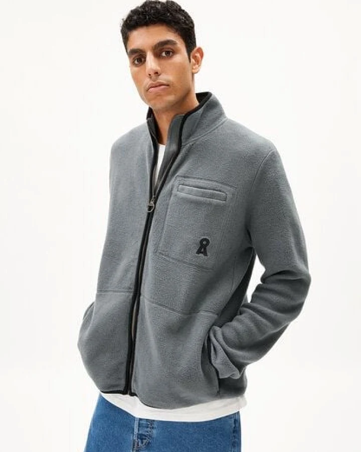 ARMEDANGELS AABLEO FLEECE Herren Fleecejacke aus Bio-Baumwolle