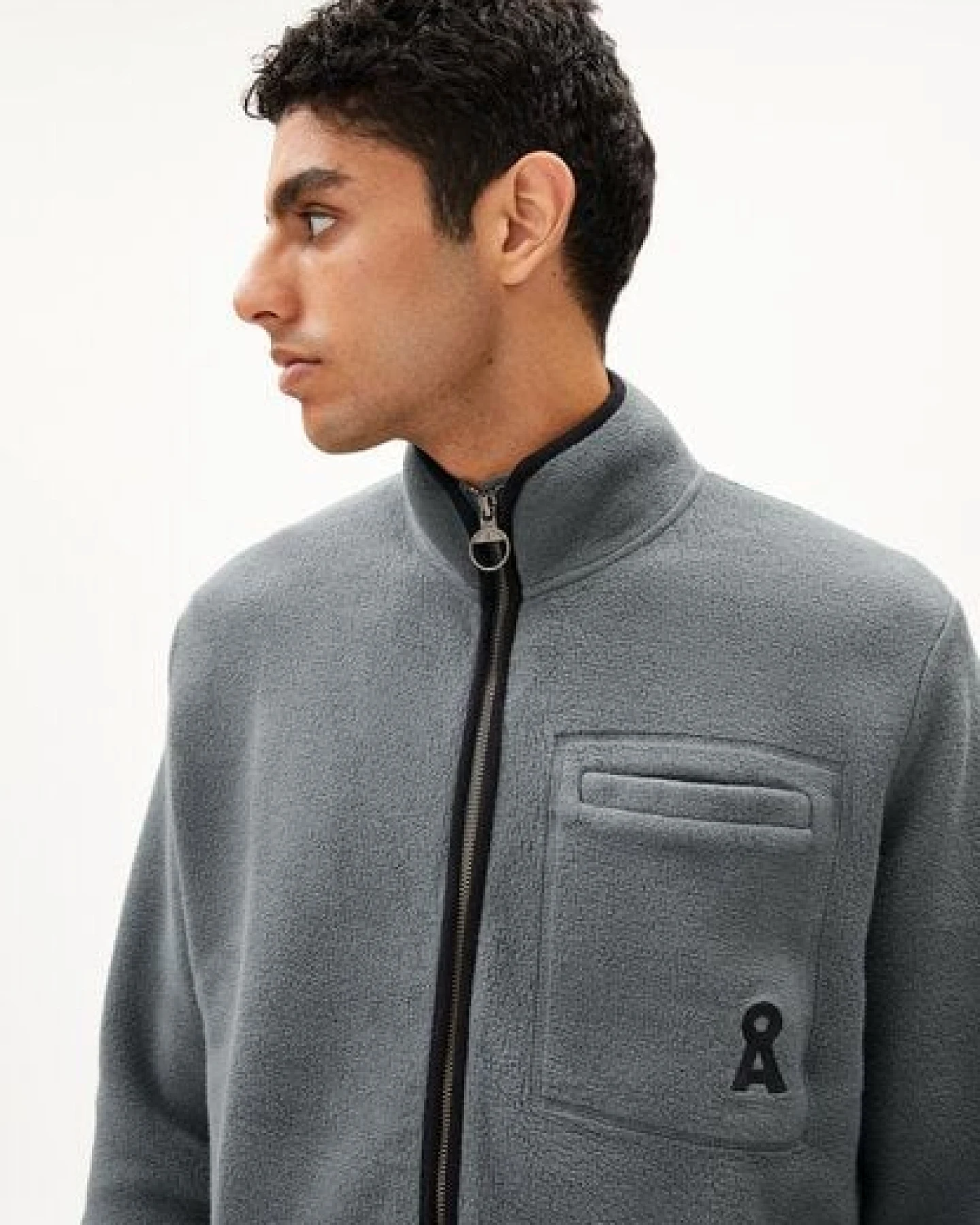 ARMEDANGELS AABLEO FLEECE Herren Fleecejacke aus Bio-Baumwolle – Ansicht 3