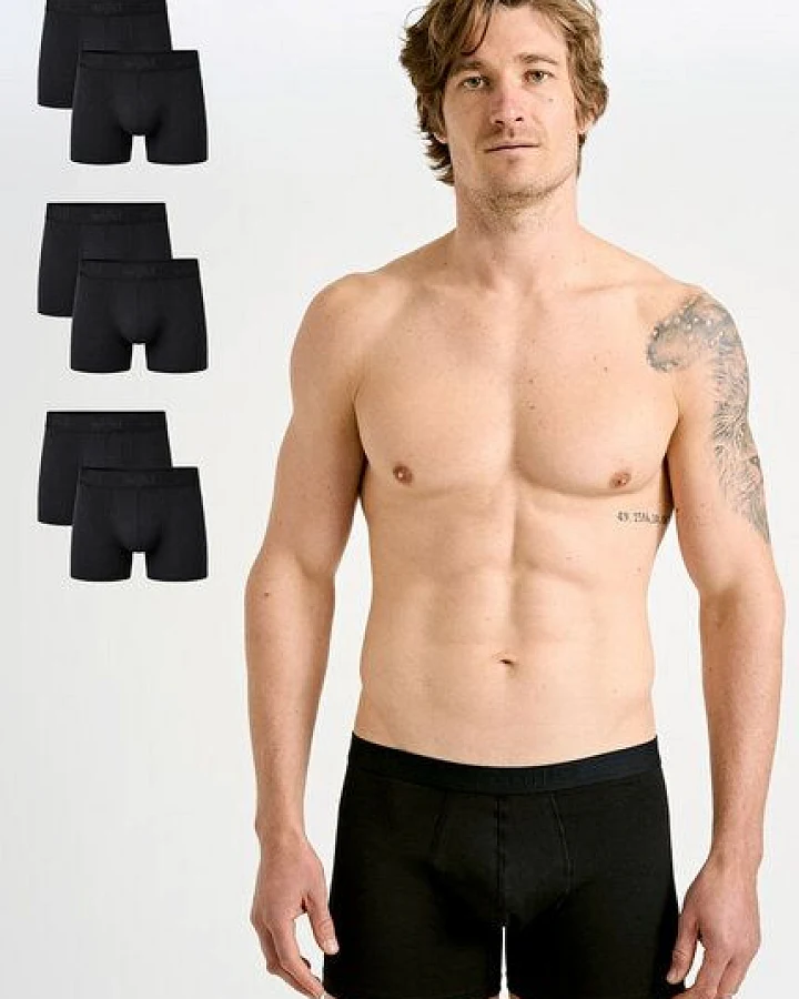 wijld Boxershorts aus Holz (6er-Pack) - "MANNY" black