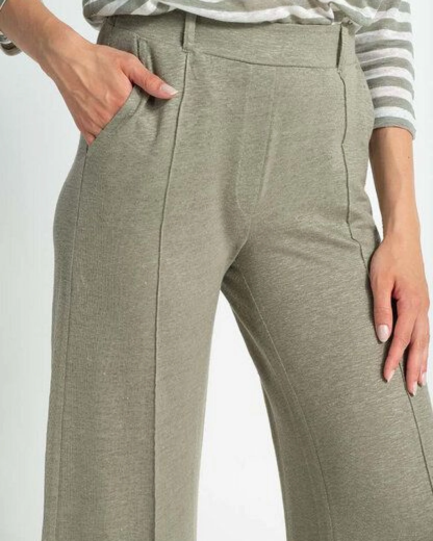 Alma & Lovis Marlenehose aus Hanf – Ansicht 3
