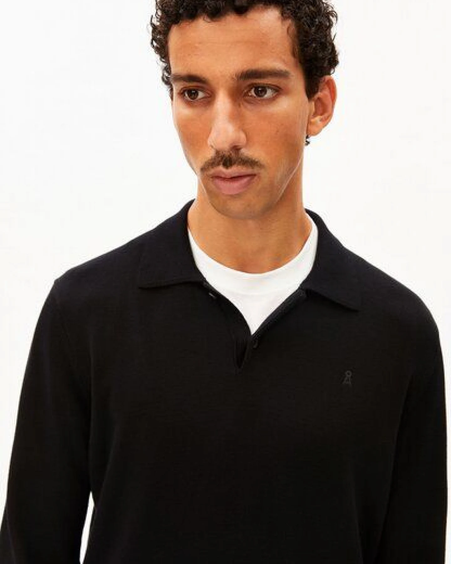 ARMEDANGELS KNIT POLO Herren Polo aus Bio-Baumwolle – Ansicht 3