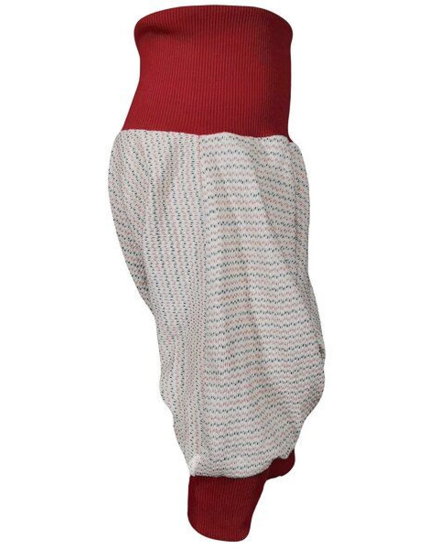 liebewicht leichte Pumphose weiß rot blau gemustert aus Biobaumwoll Sweat – Ansicht 2