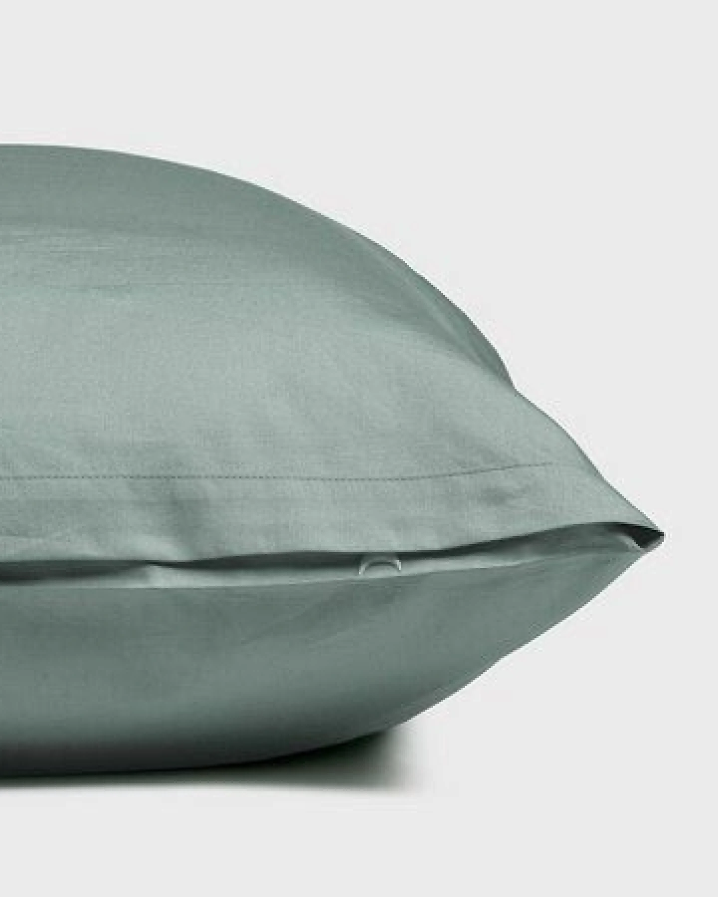 Kissenbezug Sea Green Moon "Yumeko" aus Baumwollsatin – Ansicht 3
