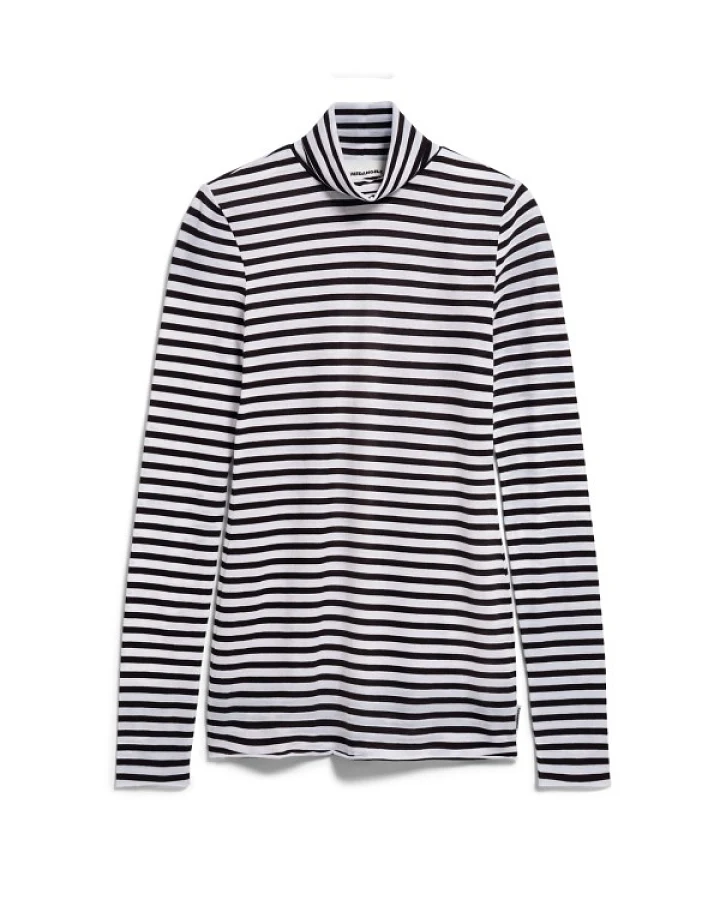 ARMEDANGELS - Women's Grazilianaa Stripes - Longsleeve Gr XS grau
