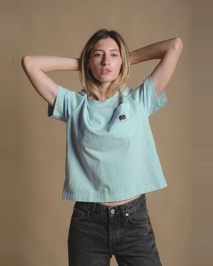 Trendsplant Women's Garceta Pigment T-Shirt Shore Green
