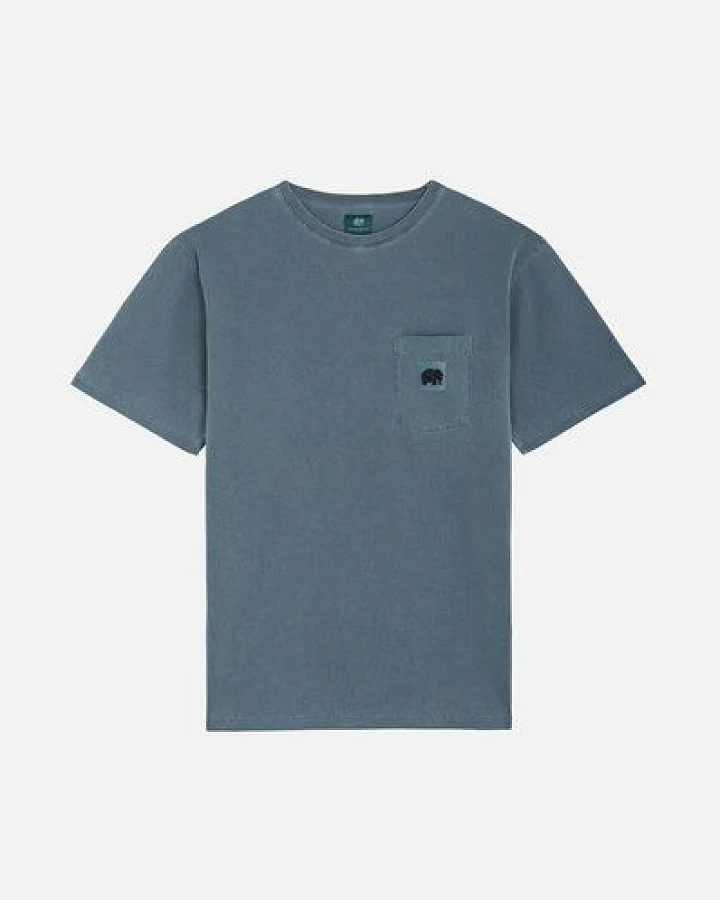 Trendsplant Garza Pigment Dyed T-Shirt Elm Green