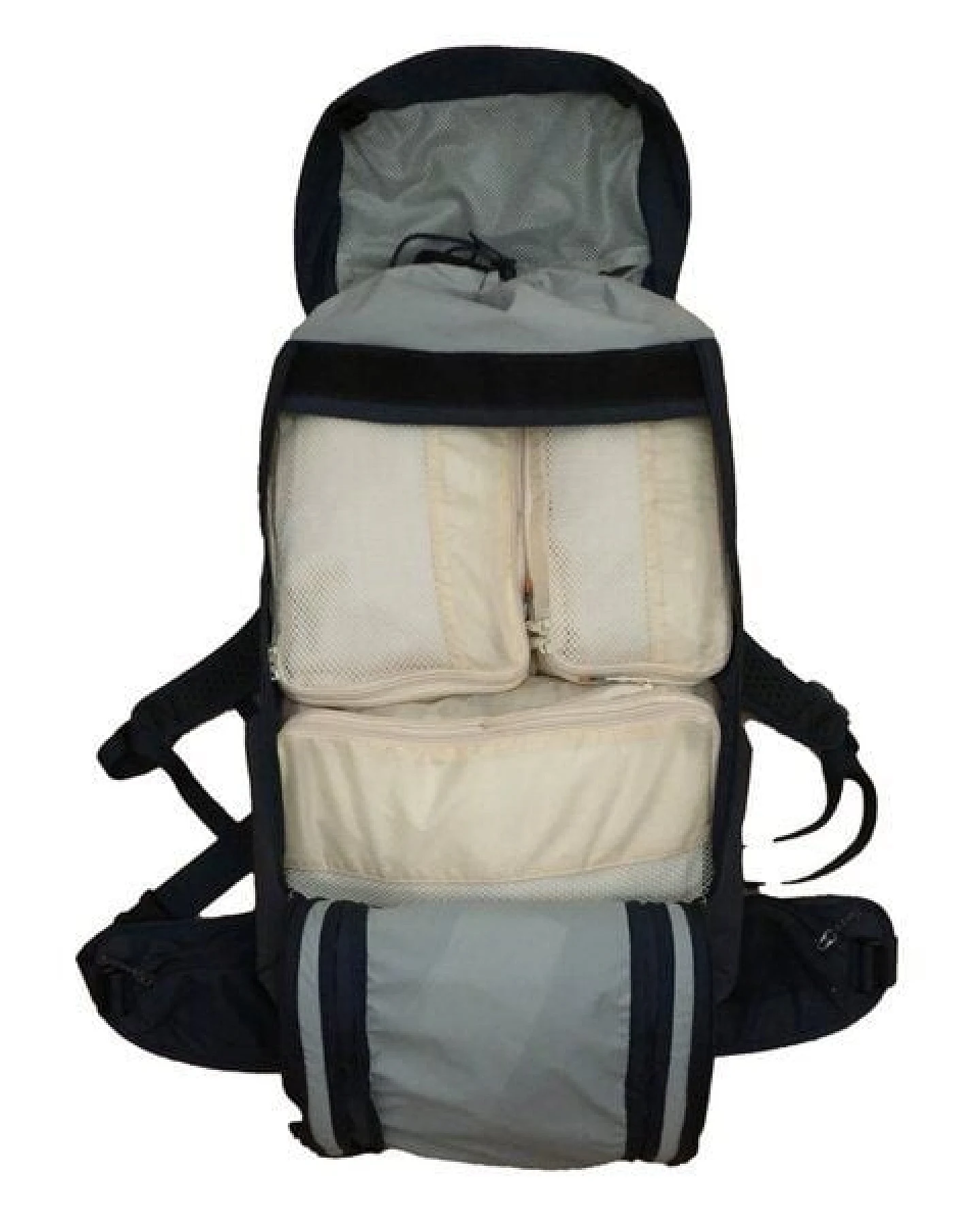 TRAVEL DUDE Packing Cubes, Packtaschen, Packwürfel, Kofferorganizer mit Kompression aus recycelten Plastikflaschen – Ansicht 3