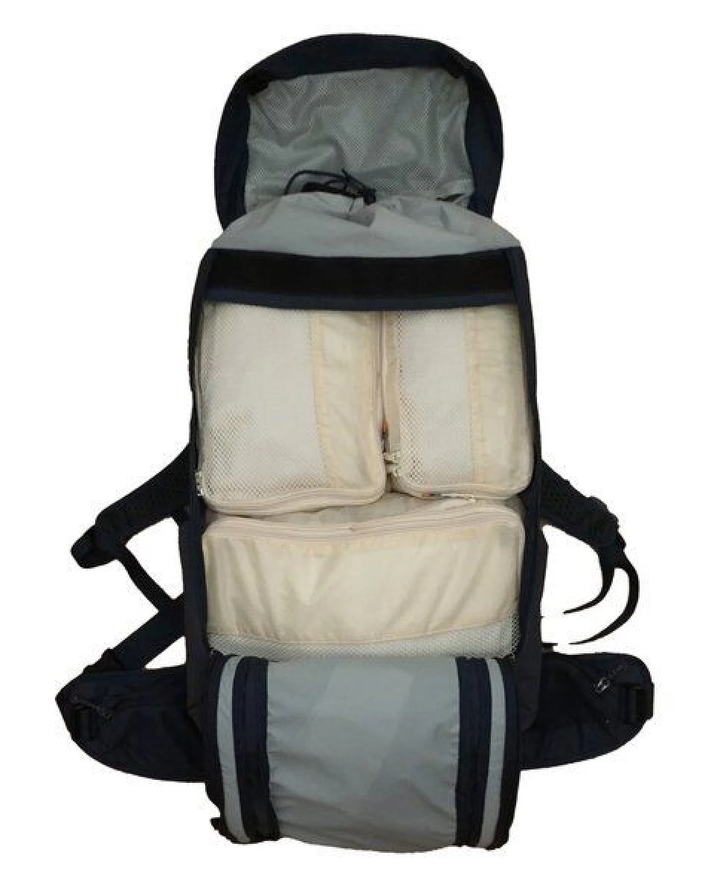 TRAVEL DUDE Packing Cubes, Packtaschen, Packwürfel, Kofferorganizer mit Kompression aus recycelten Plastikflaschen – Ansicht 3
