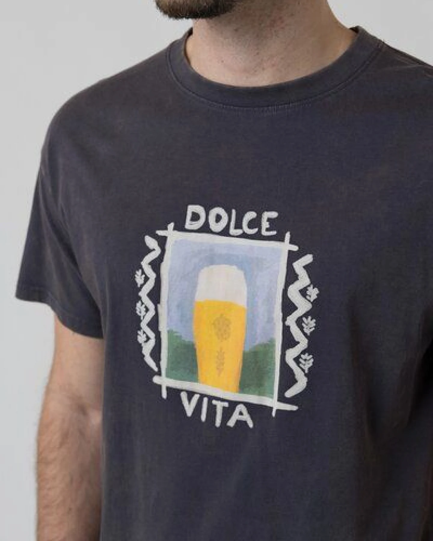 Bavarian Caps Herren T-Shirt aus Bio-Baumwolle - Oro Liquido – Ansicht 2