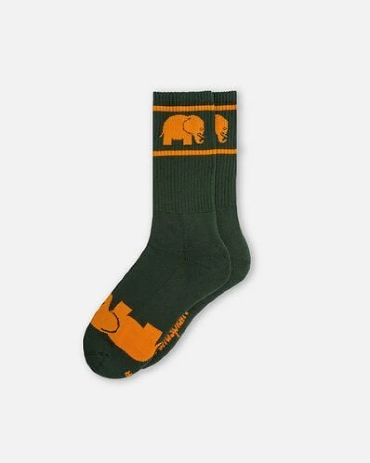 Trendsplant Green Organic Cotton Athletic Socks