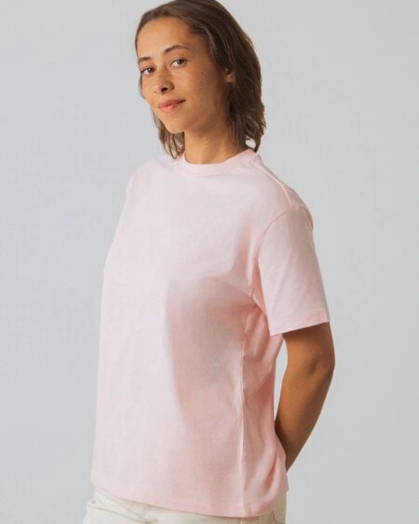 Honest Basics Damen Oversized T-Shirt aus Bio- und recycelter Baumwolle – Ansicht 2