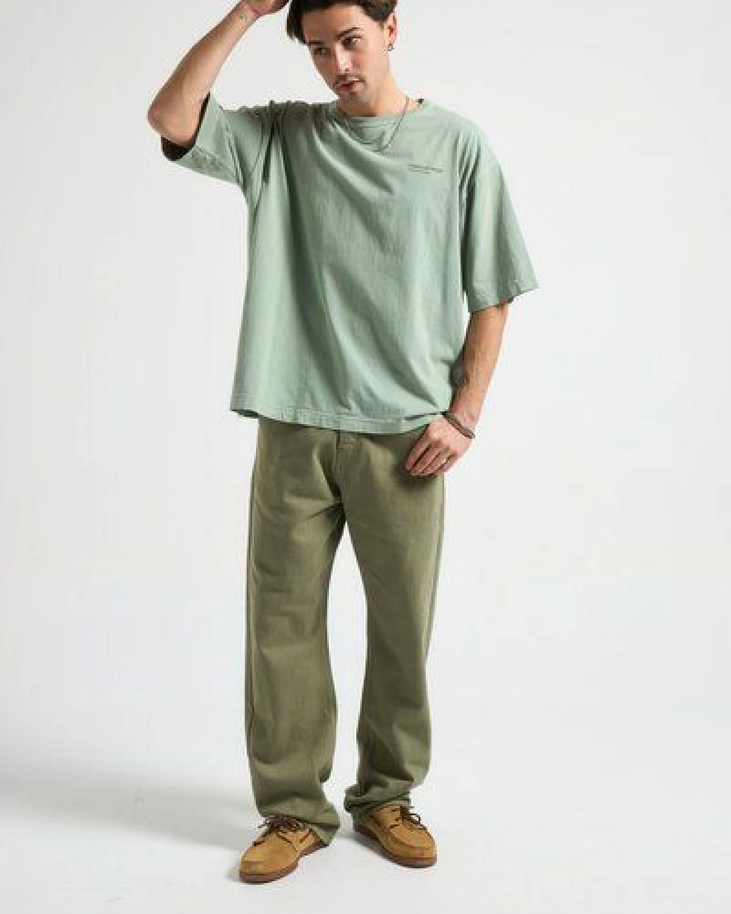 Trendsplant Operator Pants Hedge Green – Ansicht 3