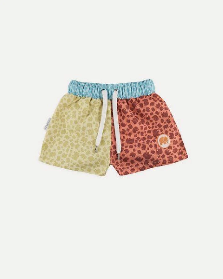 Trendsplant Manada Color Blocked SEAQUAL®YARN Kid's Swim Trunks