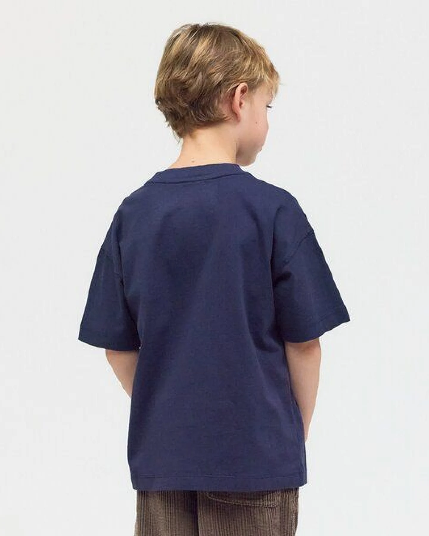 PlayPlayPauly CHECKER TOBI Blume Unisex Kinder T-Shirt aus Bio-Baumwolle – Ansicht 4