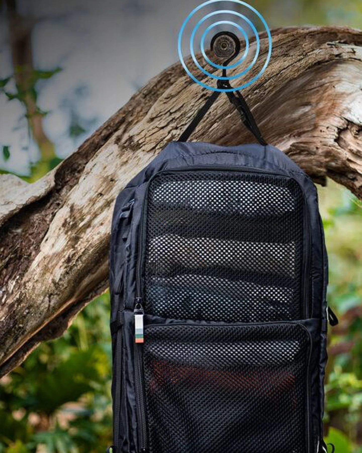 TRAVEL DUDE Hängende Packwürfel, Packing Cubes, Packtaschen, Kofferorganizer mit Kompression aus recycelten Plastikflaschen – Ansicht 4