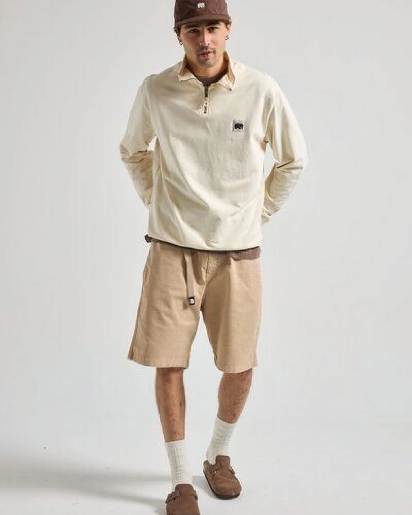 Trendsplant Ecodye Cotton Climber Shorts Sand – Ansicht 3