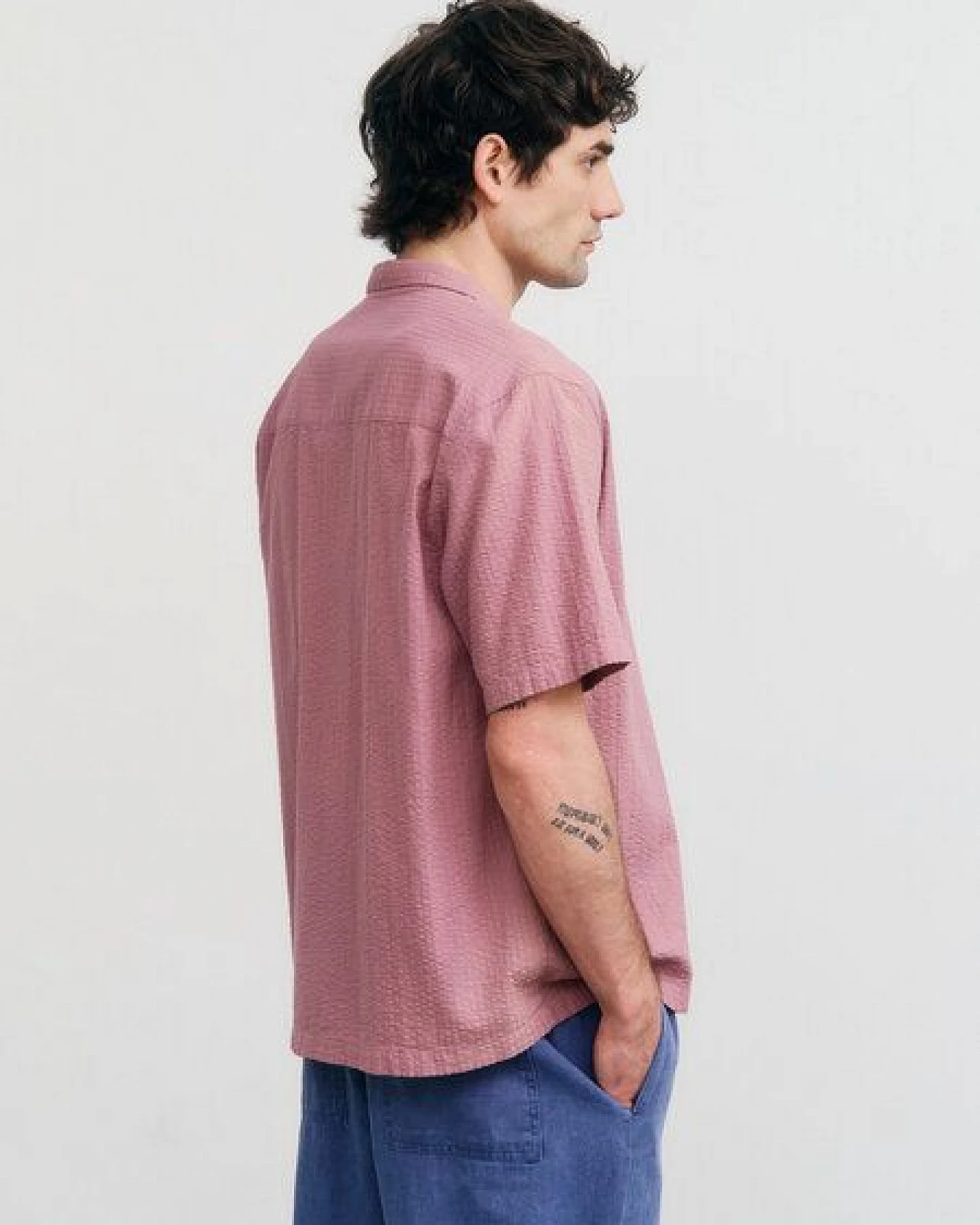 Rotholz Bowling Shirt - Unisex aus Bio-Baumwolle – Ansicht 2