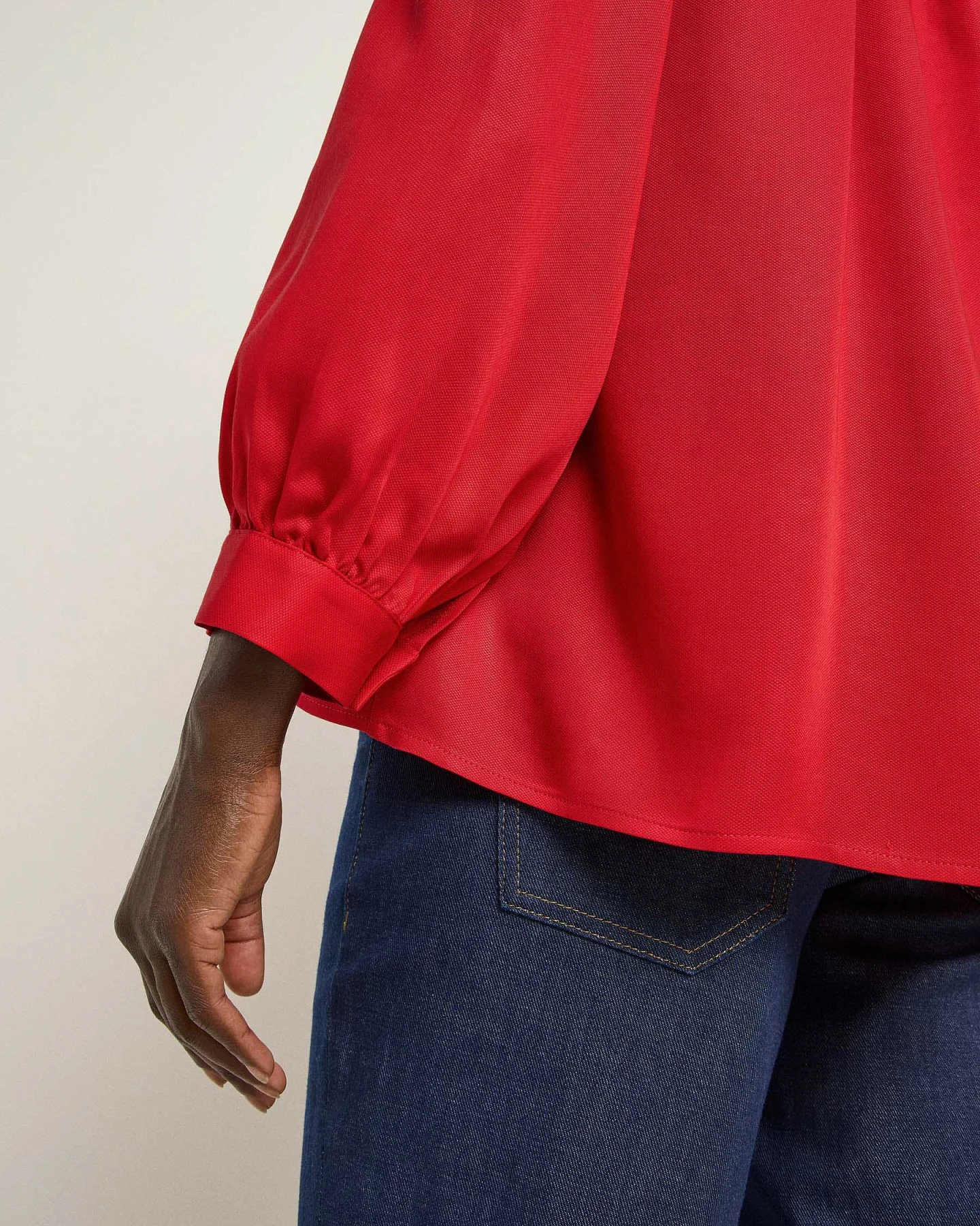 Bluse mit Kräuseln – Ansicht 4