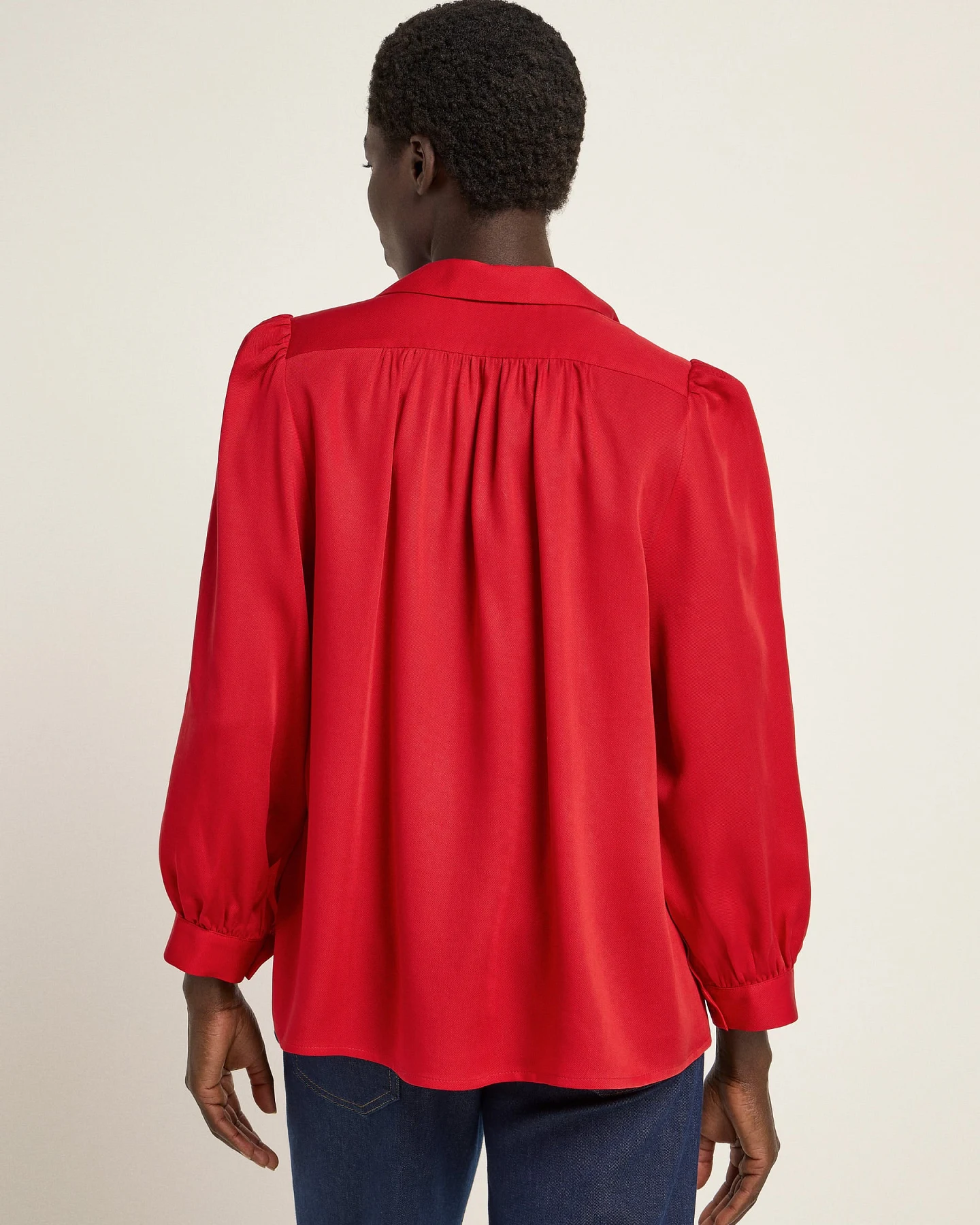 Bluse mit Kräuseln – Ansicht 5