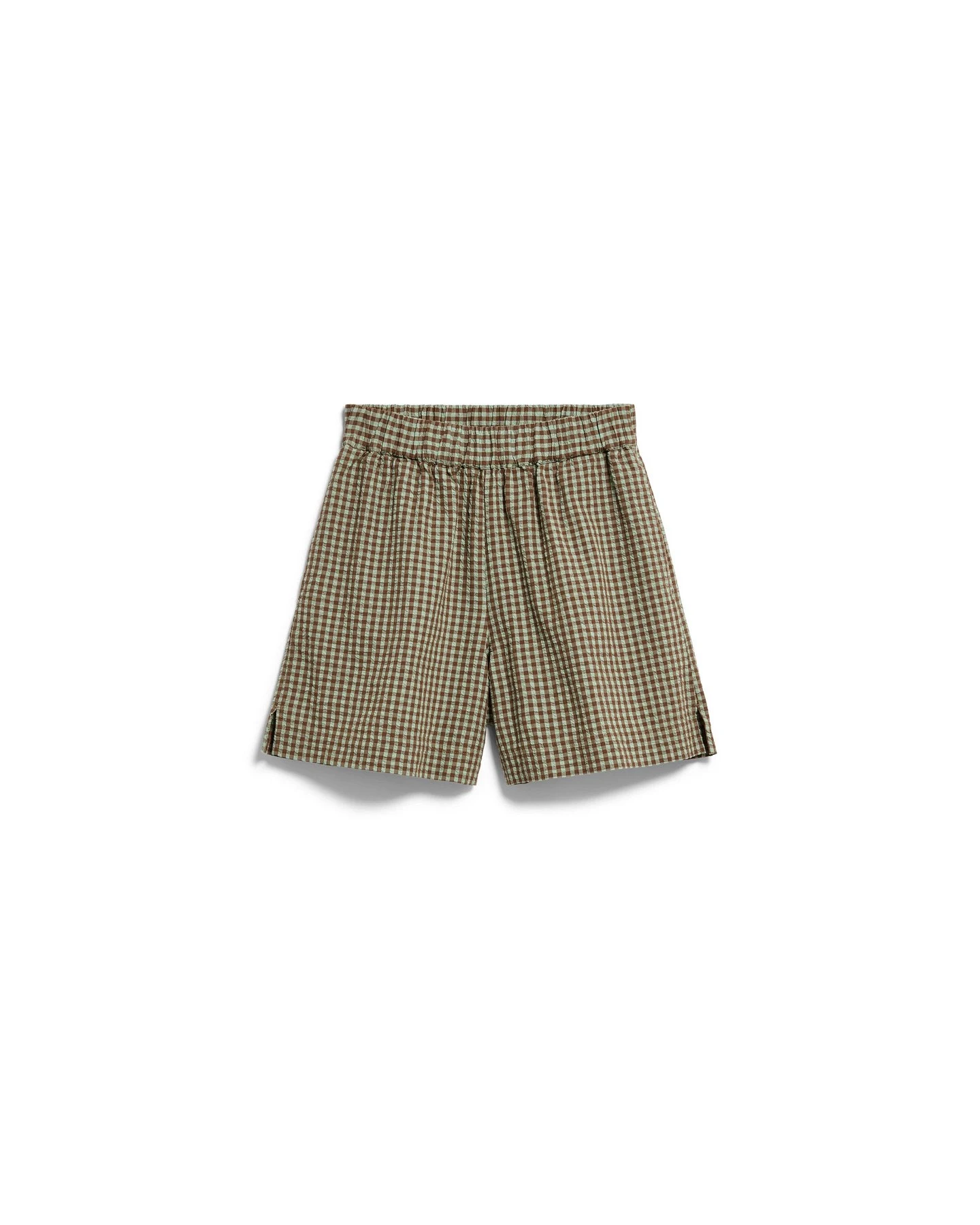 Shorts Vichy Seersucker Grün – Ansicht 6