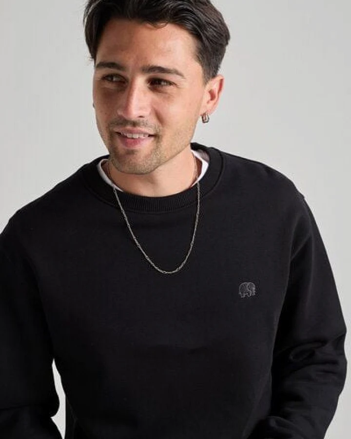 Trendsplant Organic Essential Sweatshirt Black