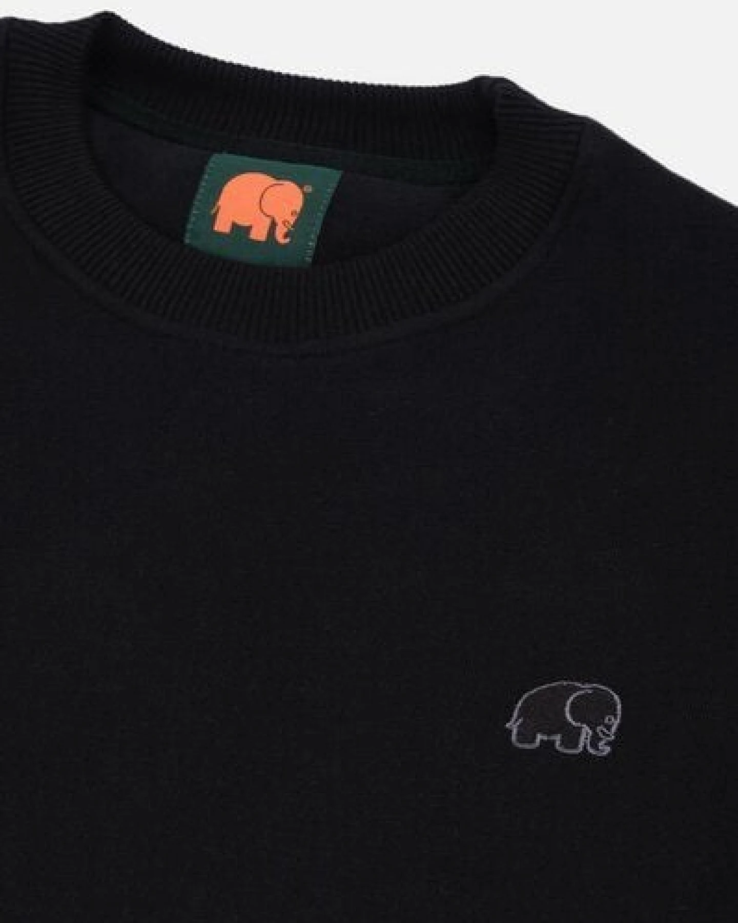 Trendsplant Organic Essential Sweatshirt Black – Ansicht 4