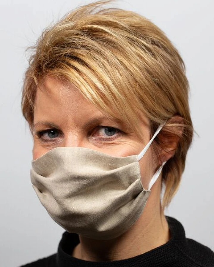 nahtur-design Alltagsmaske aus Bioleinen