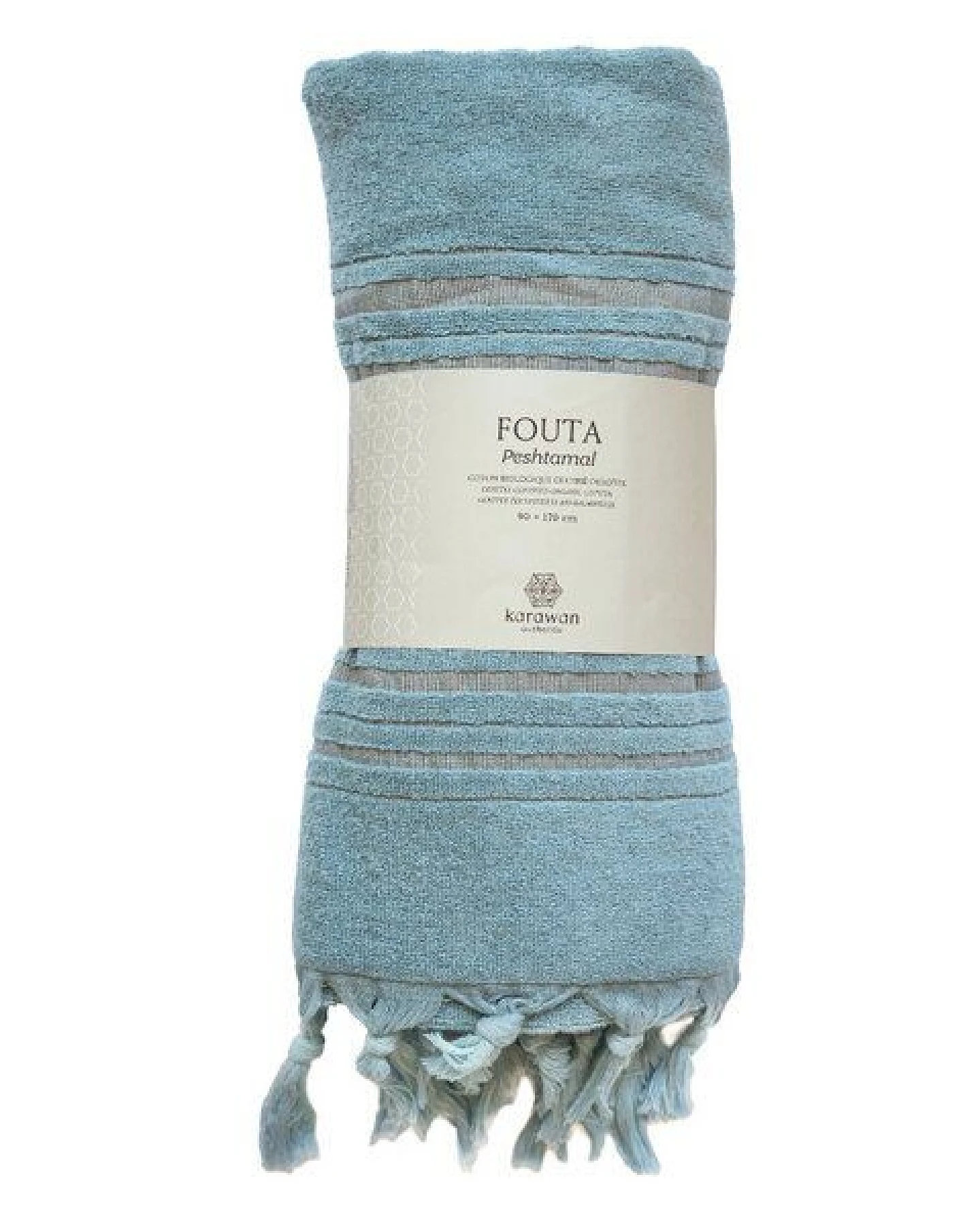 Karawan authentic Hamamtuch Fouta dolce aus Biobaumwolle, 170 x 90 cm – Ansicht 2