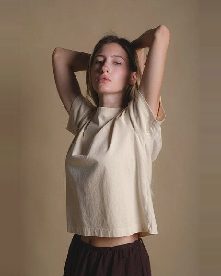 Trendsplant Women's Essential Garment T-Shirt Pearled Ivory