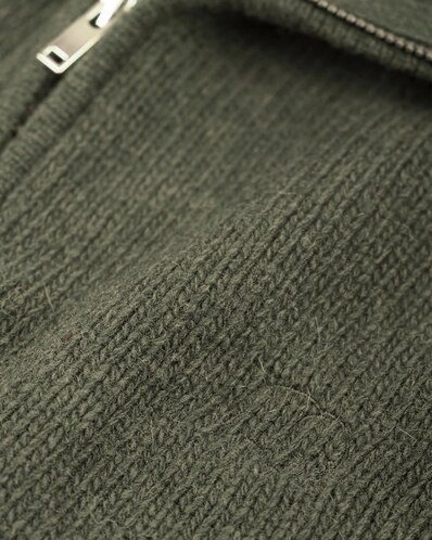 Trendsplant Bernia Quarter Zip Knit Sage – Ansicht 4